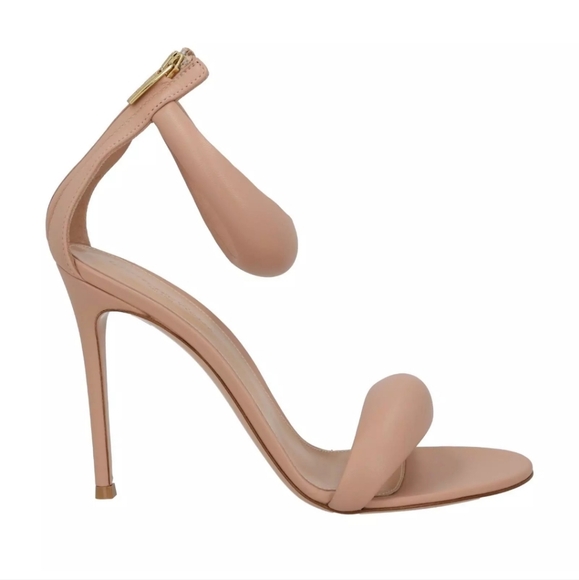 GIANVITO ROSSI Bijoux Heeled Sandal Leather Padded Pink EU40.5 UK7.5 NEW RRP 810 - Picture 6 of 14